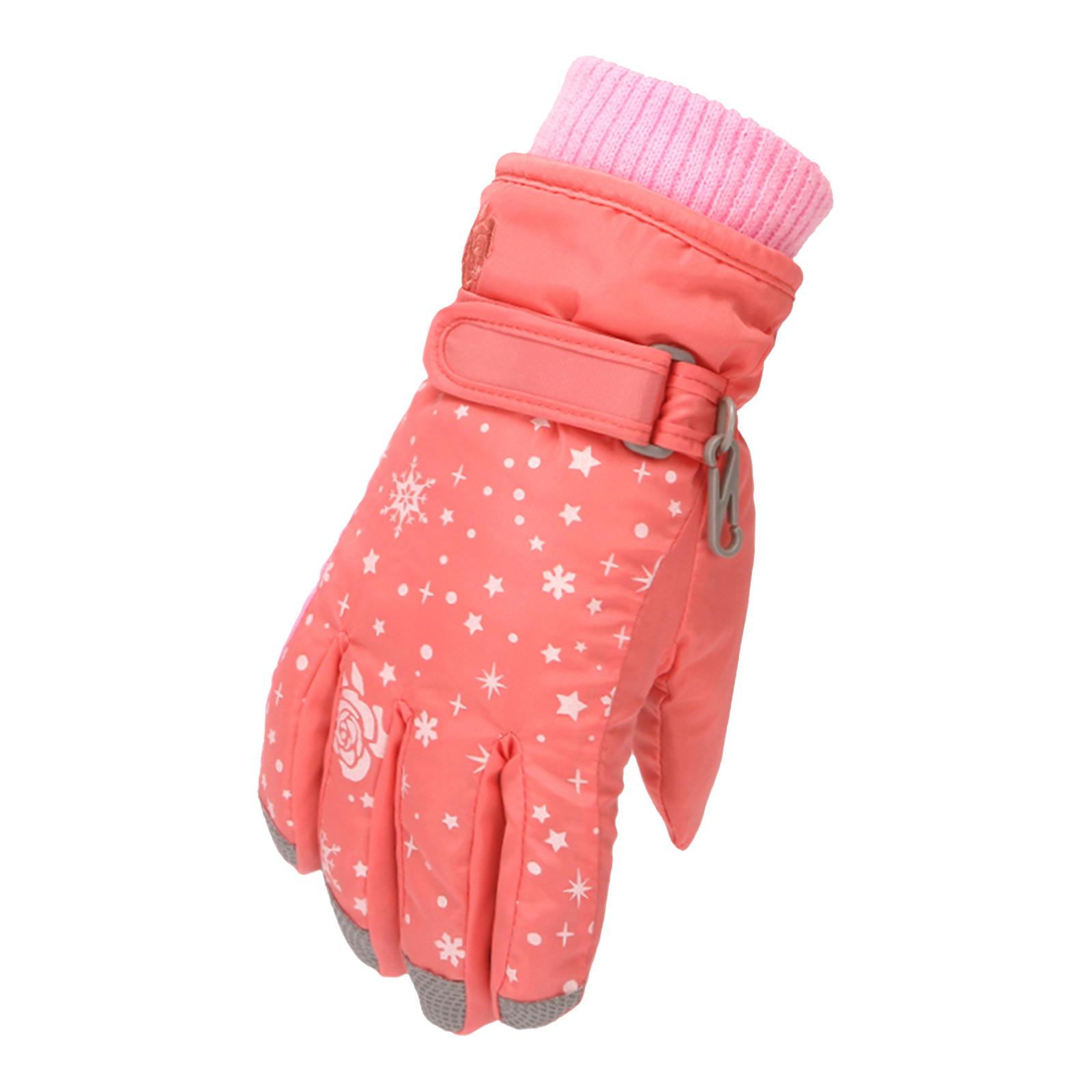 

Модернизированные детские лыжные перчатки для улицы, велосипедные перчатки, зимние теплые перчатки для альпинизма, водонепроницаемые One Size