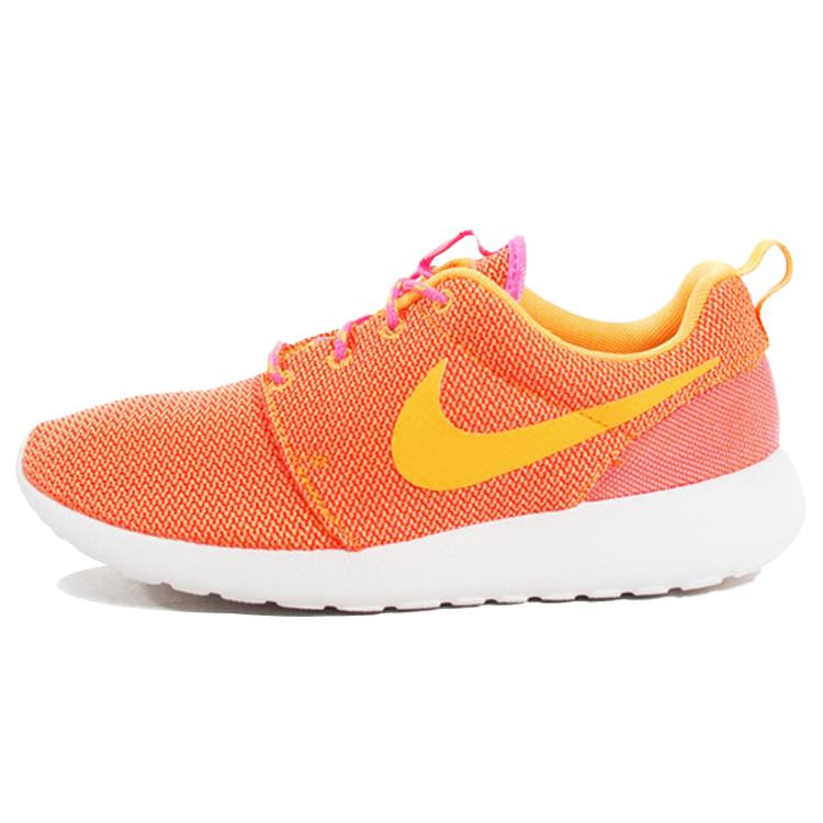 New Nike Rosherun Pink Glow/Atomic Mango Summit White Volt Women's 511882-607