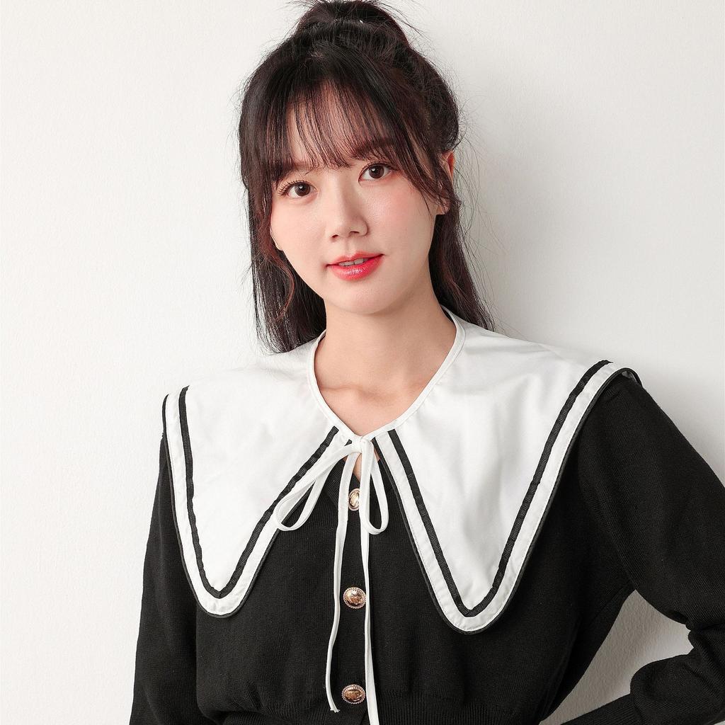 Weißer Kragen-Schal mit großem Revers für Hemd, abnehmbarer Kragen, Damenbekleidung, Schulterwickel, falscher Kragen, Umhang, Accessoires