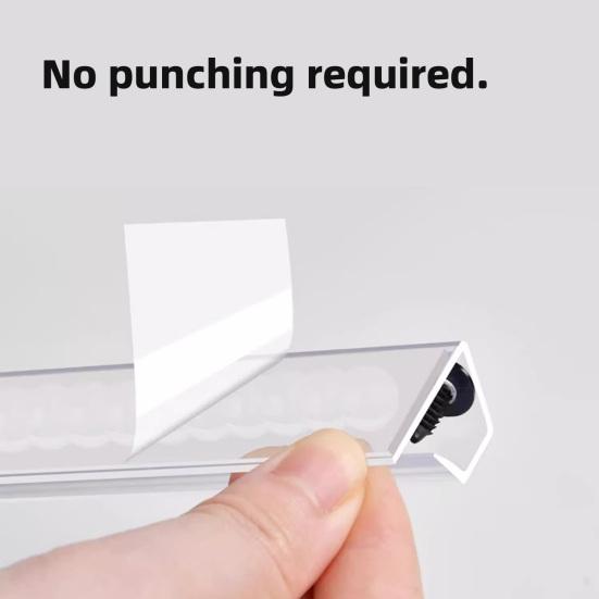 Aluminum Slide Check Rack with Pen Slot And Receipt Holder Spikes Sliding Inspection Rack Bills Ticket Orders Organizer for Restaurants Offices Cafes