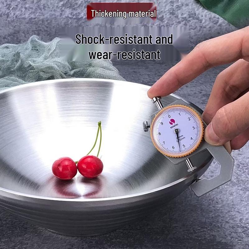 Qianshen 304 Stainless Steel Conical Noodle Bowl