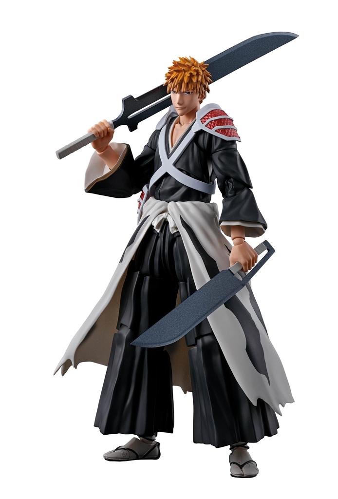 Tamashii Nations Bleach Thousand Years of Blood War Kazugo Kurosaki Dual Zangetsu Bandai Spirits S.H.Figuarts Action Figure
