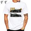New Summer Men Short Sleeve Retro Turbo RWB 993 T-Shirt Hip Hop Casual Tops Vintage Harajuku Sport Car Fashion White Tees
