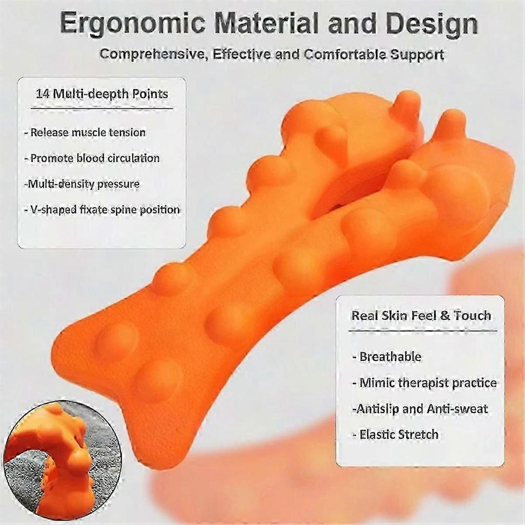 Masażer punktów spustowych do łagodzenia bólu szyi, Ergonomiczne narzędzie do relaksacji mięśni