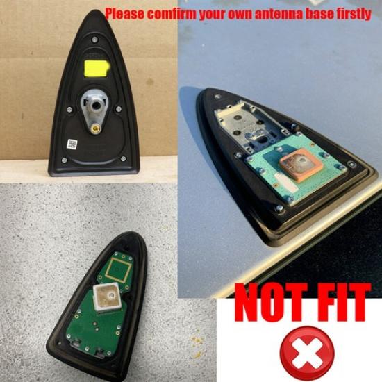 White Shark Fin Antenna Cover Signal AM/FM For Kia Optima 2015 2016 2017 Hyundai