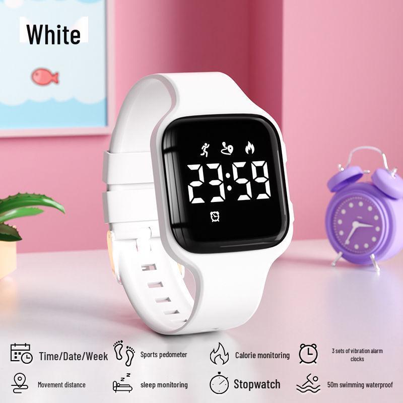 Kids' Smartwatch for Girls & Boys - Waterproof, Alarm Clock, Time-Only Sport Watch for Students