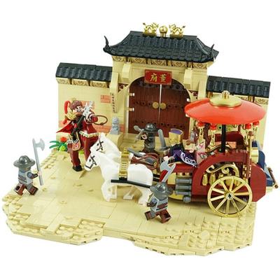 Decul Brick Cool Hero Three Kingdoms Heroes of Heroes of Heroes, hračky kompatibilní s blokem, smíšené barvy
