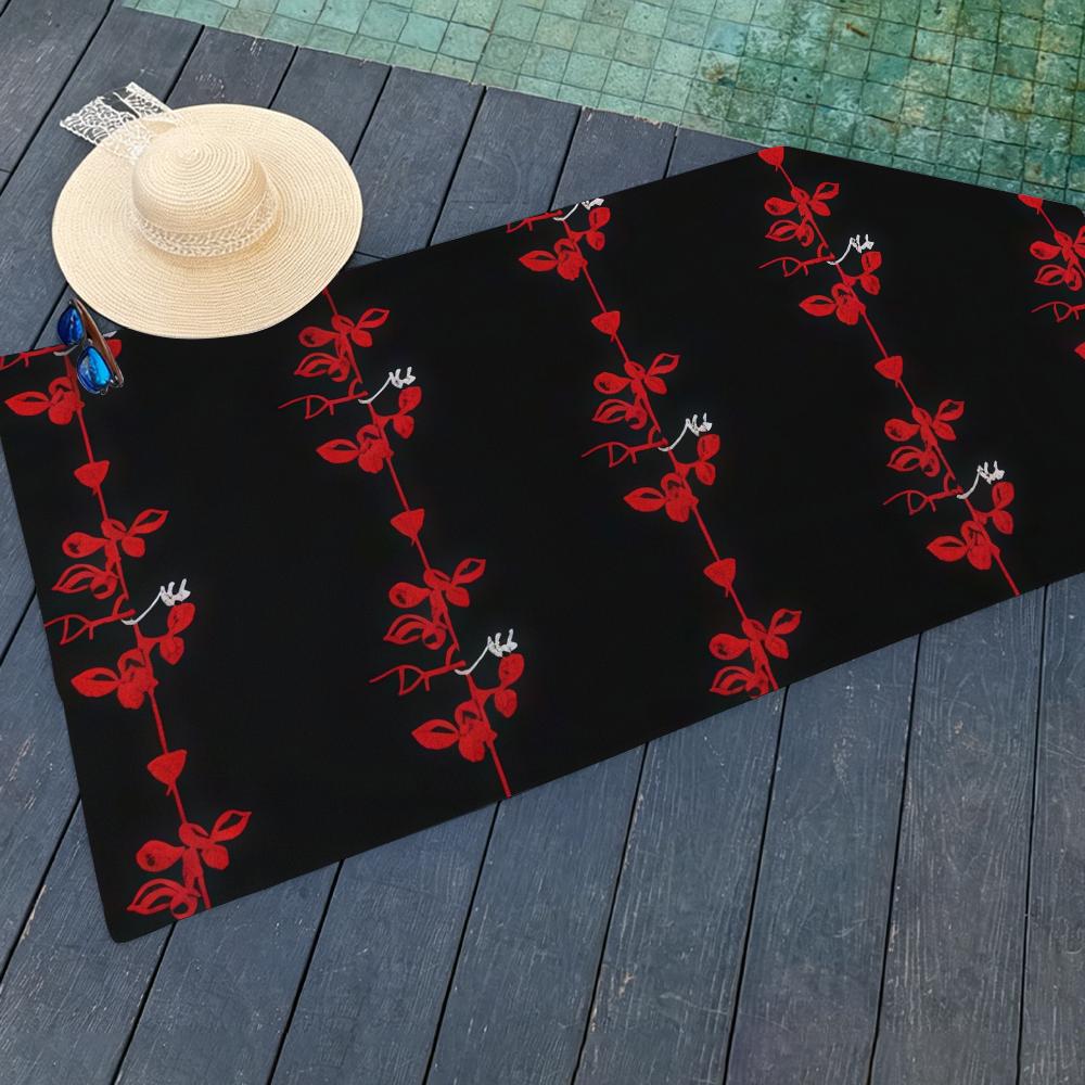 Asciugamano Rock Band D-Depeche M-Mode Yoga Palestra Yoga Palestra Leggero Portatile per Nuoto Spiaggia Viaggio Accessori Sportivi A Prova di Sabbia