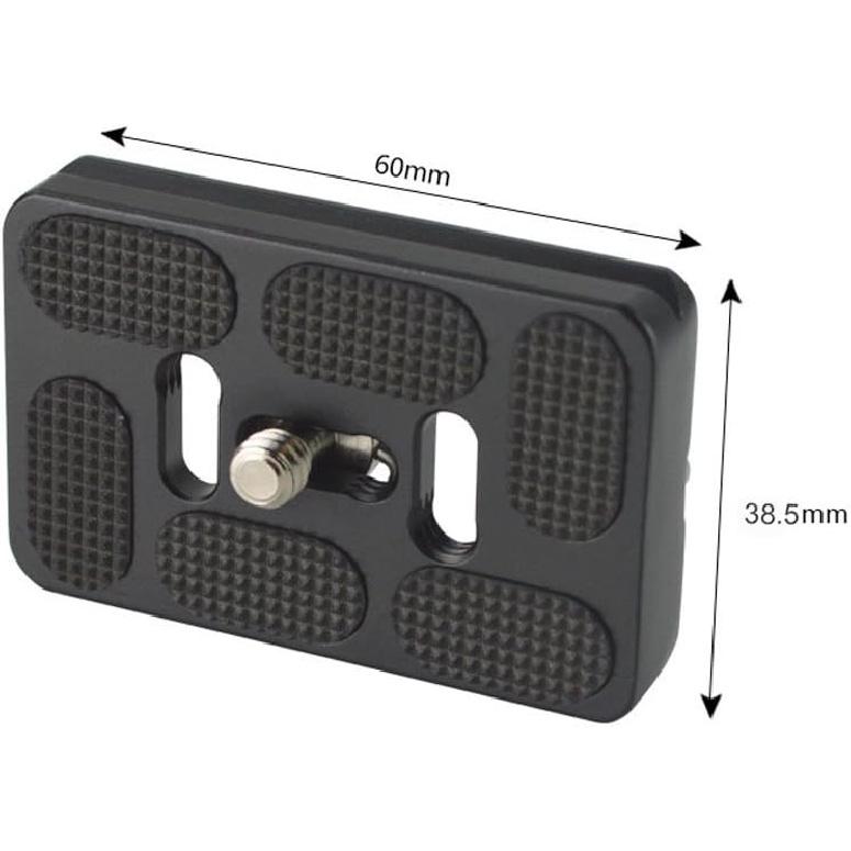 60mm Quick Release Plate Fits Arca-Swiss Standard for Camera Tripod Ballhead