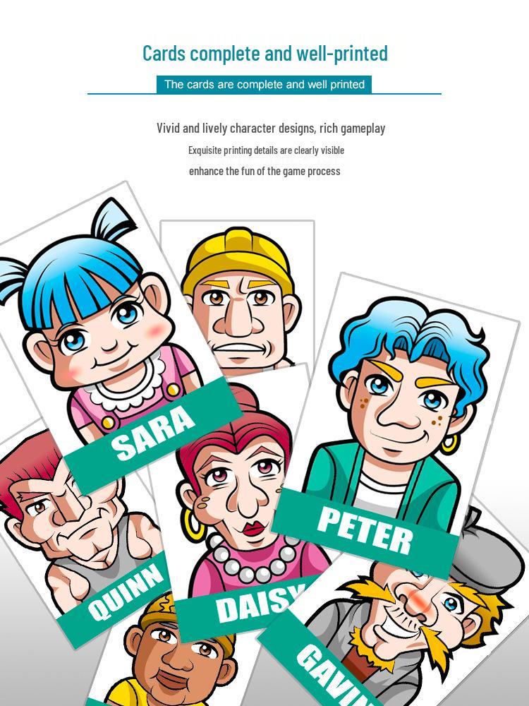 

Угадай кто Настольная игра: Развивающая битва для двух игроков родитель-ребенок