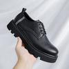 Men Formal Oxfords Shoes Spring &Autumn  Wedding Dress Shoes Men New Pu Leather Footwear Black Platform Design Men 'S Shoes