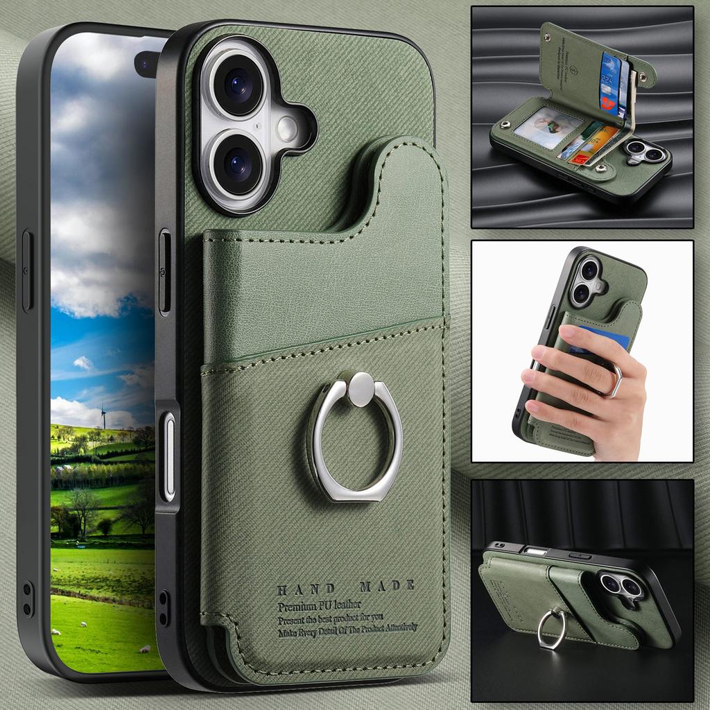 For Xiaomi 15T Pro 5G Luxury Case Anti-theft Brush Ring Holder Card Wallet Funda Xiaomi 15T Pro Case Bumper Armor Mi 15 T T15