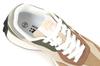 Mozu Combination Size Women's Sneakers, Oak/Camel, 22.5cm