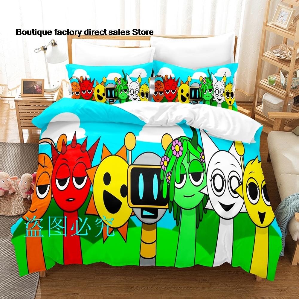 Western Style Bedding Set Sea Turtle Bedlinen White Quilt Set with Pillow Cover Super King Beds 3d Comfortable Thick Bedclothes