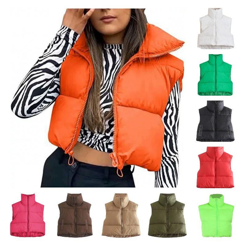 Vest Women Winter Intensification Stand Collar Sleeveless Vest Coat Gift Girls