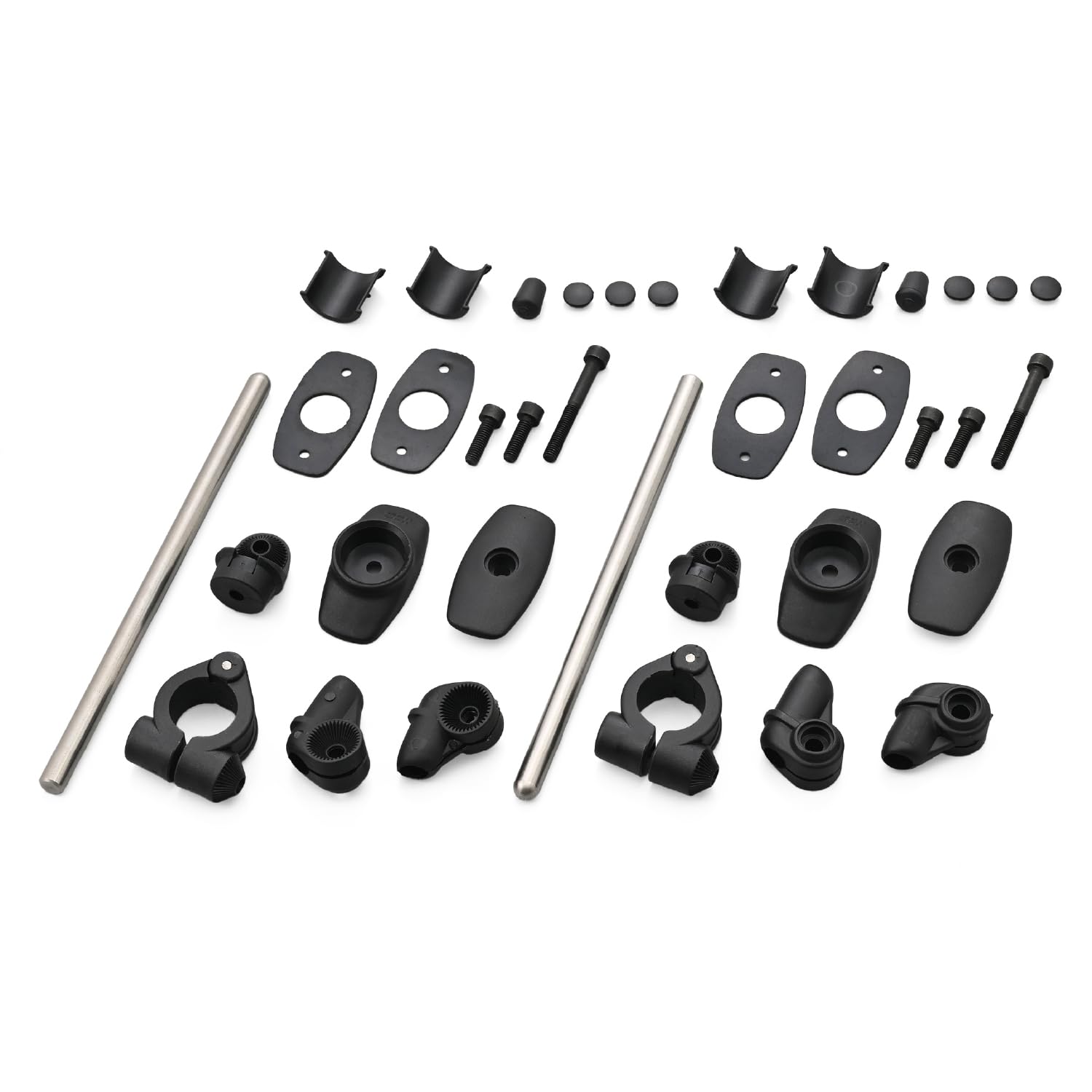 GIVI 63807 Мотоциклетный экран, Для универсальных экранов Givi, Ремонтный продукт, Крепление на руль, D40, Левый и правый комплект