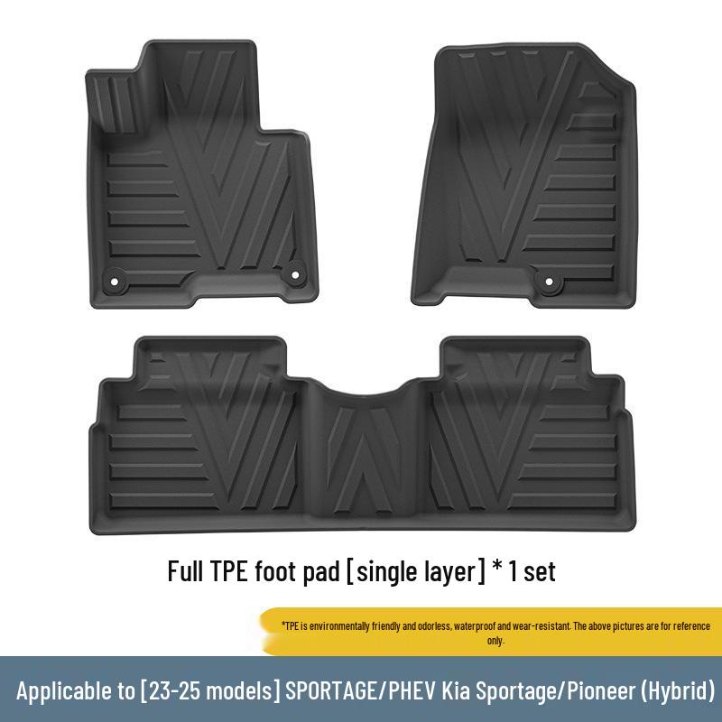 Eco-Friendly TPE Floor Mats for 2023-2025 Kia Sportage PHEV