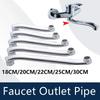 Faucet Accessories Kitchen Wash Basin Faucet Outlet Pipe Outlet Nozzle Bubbler Universal Pipe Rotary Bend Pipe