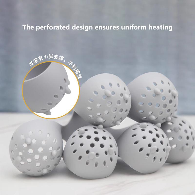 Wholesale Boiled Eggs with Silicone Cooking Tools Convenient to use Home Steaming Stands Creative Egg Trays Simple Kitchen Tools