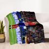 Atletico Madrid Player Blanket Comfortable Suitable for Chair Sofa Picnics Four Seasons Universal Modern Gifts For Family Or Friends
