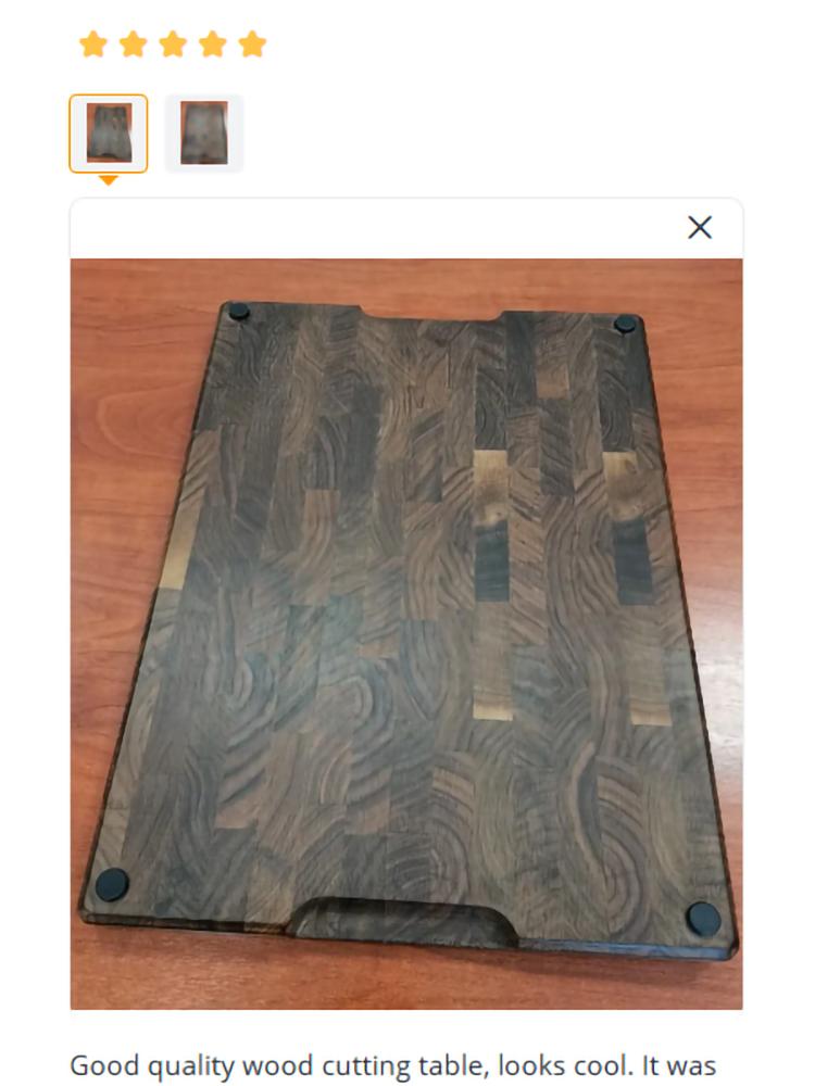 Tabla de cortar de nogal negro Madera entera Resistente al moho Tabla de cortar doméstica tabla de cortar para bistec y fruta Tabla de cortar de madera maciza