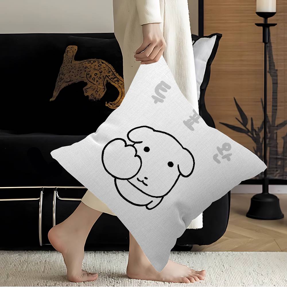 GGanadi Pillow Cover Sofa Cushion Cover Home Room Decoration Children Gift