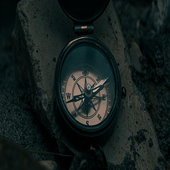Brass Vintage Nautical Functional Compass  I AM YOUR ANCHOR