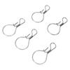 5PCS Fishing Locks Stainless Steel Single Handed Live Fish Lock Buckle for Freshwater Saltwater Fish