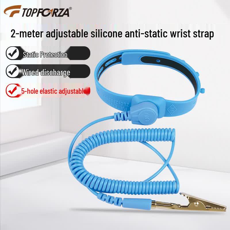 Регулируемый антистатический браслет TOPFORZA
