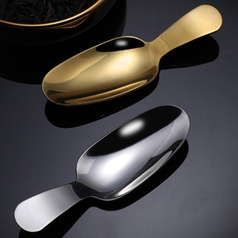 304 Stainless Steel Short Handle Teaspoon Teas Spoon Dessert Spoon Ice Cream Spoon Cute Novel Teas Spatula Spoon