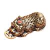 Brass Pixiu Coin Chinese Miniature Figurines - Lucky Ornament for Home Office Tabletop Decoration | Traditional Feng Shui Charms