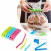 RSINC Different Size Plastic Food Snack Bag Pouch Clip Sealer,Multicolour-12 PCS JL164628128883