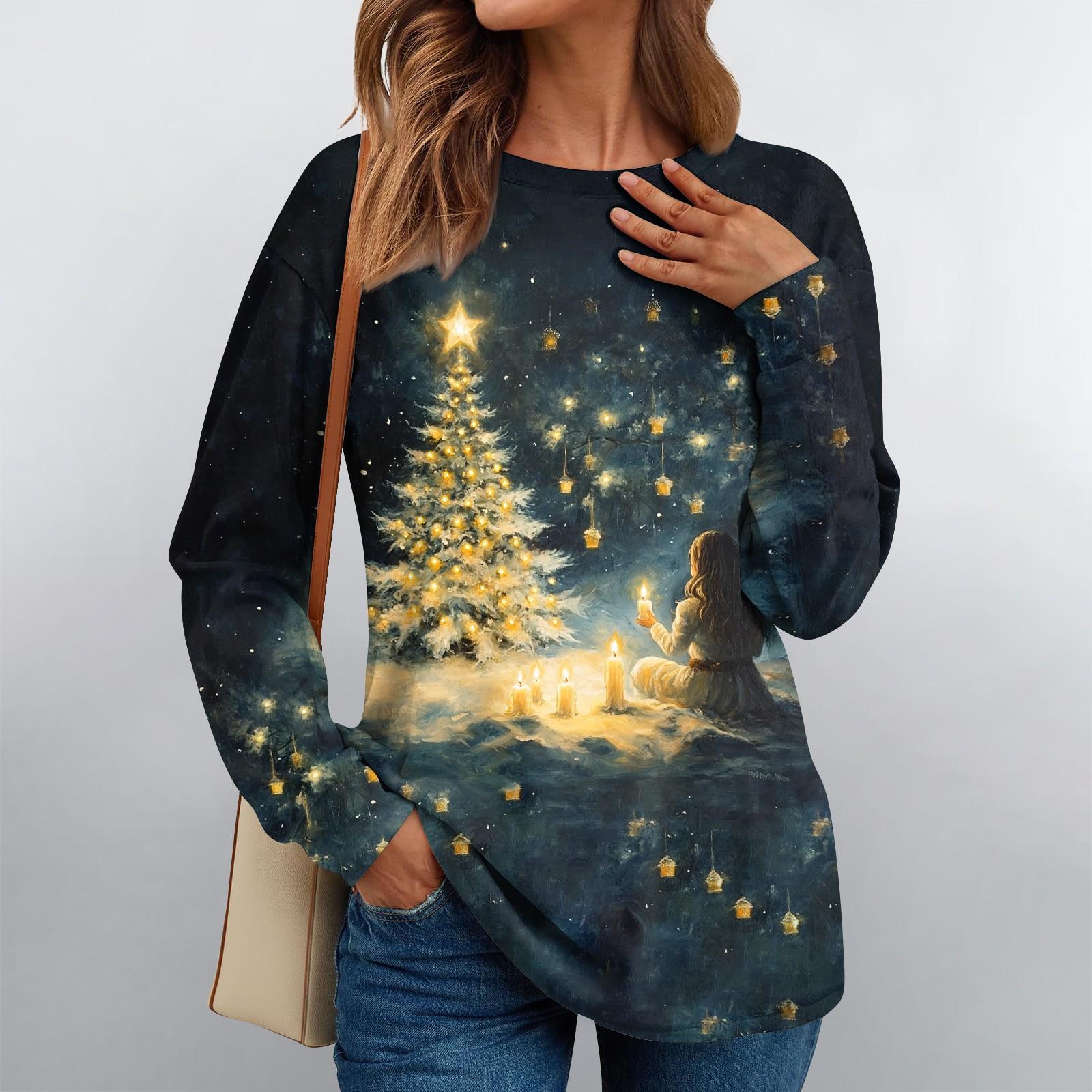 

Женские рубашки с длинным рукавом, округлые топы, свободные, повседневные, осенние, модные футболки, блузки L фиолетовый