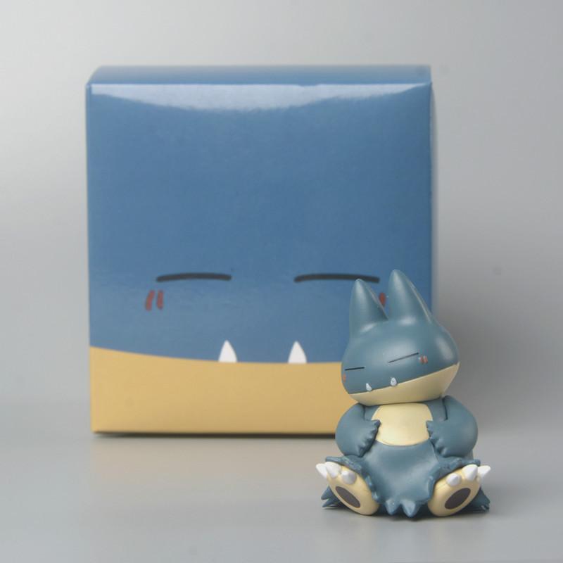 Pokemon Cute Psyduck Snorlax Gonbe Sleeping Ver. Cute Action Figure Toys 6-7cm with box