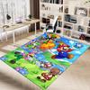 1pc Mario Bros Adventure Carpet for Playroom Bedroom Living Room Sofa Home Decor,kids Game Area Rug Non-slip Floor Mat Y72919
