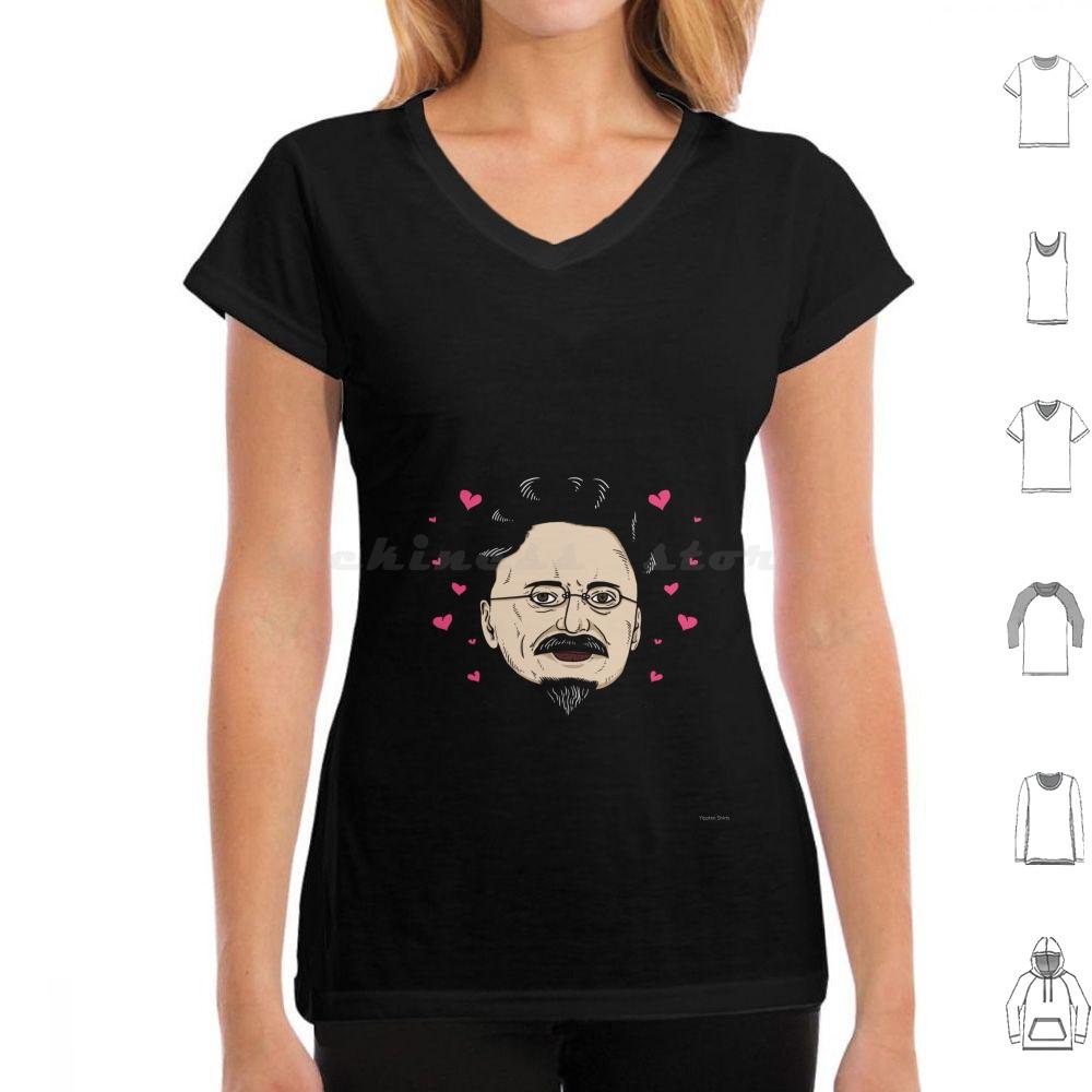 Leon Trotsky Pensa Che Tu Sia Hotsky Maglietta Cotone Uomo Donna Stampa DIY Meme Comunisti Meme Socialisti Leon Trotsky Pensa Che Tu Sia
