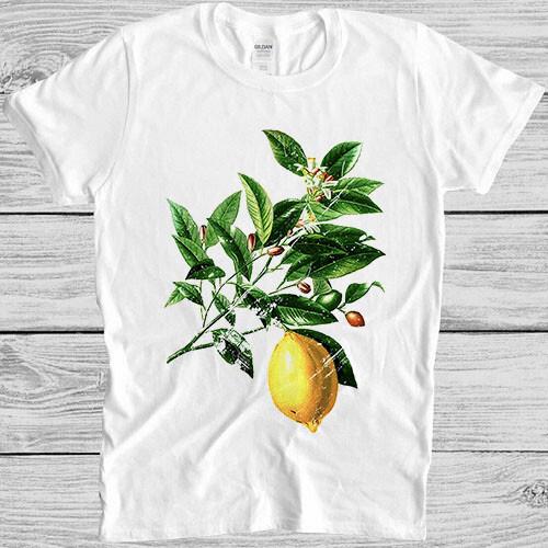 Lime Flower Lemon Fruit Tree Saying Nature Vintage Cool Gift Tee T Shirt 4049