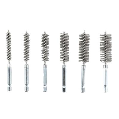 Drilling Brushes Cleaning Brush Tools Workshop Equipment 17mm 6 Pieces 8mm Cleaning Brushes Electric Drill Stainless Steel 10mm