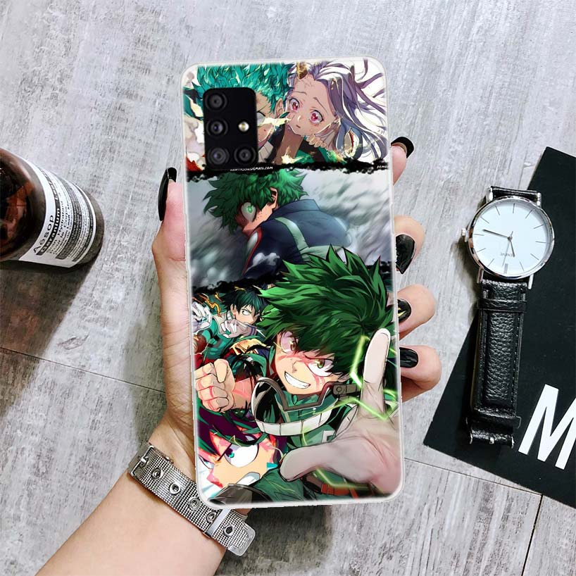 My Hero Academia Izuku Deku Phone Case For Samsung Galaxy A52 A53 A12 A13 A22 A23 A32 A33 A72 A73 A42 A02S A03S 5G A50S Cover Co