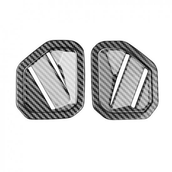 For Toyota Tundra -2024 Car Dashboard Air Vent Cover Trim Carbon fiber look