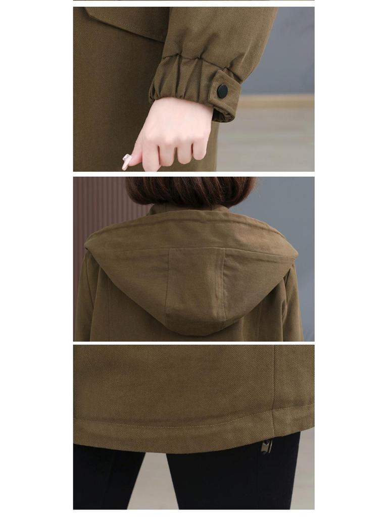 Women's Fashionable Fleece-Lined Parka: Thickened Cotton Jacket - 2024 Winter Outerwear, Loose Fit, Casual Style for Moms.