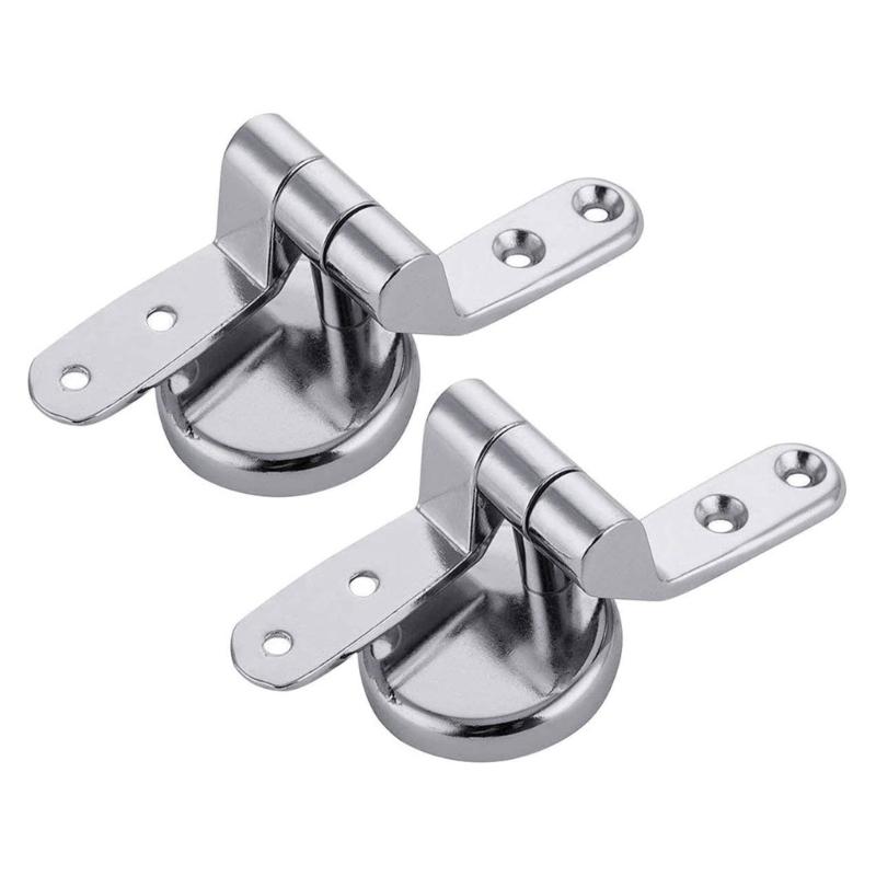 Toilet Seats Hinge Zincs Alloy Tightening Toilet Lid Hinge Bathroom Hardware Toilet Replacement Part Easy To Install