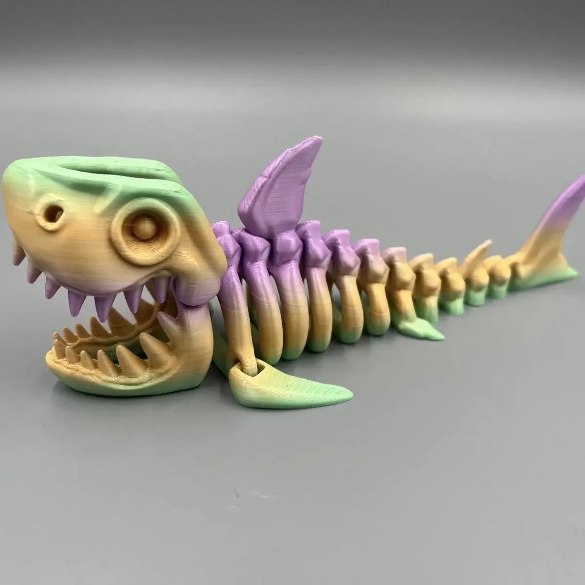 

3D Printing Decorative Shark Doll Miniature Movable Joints Children s Toys Birthday Gift DIY Printing Model Gaming Toys