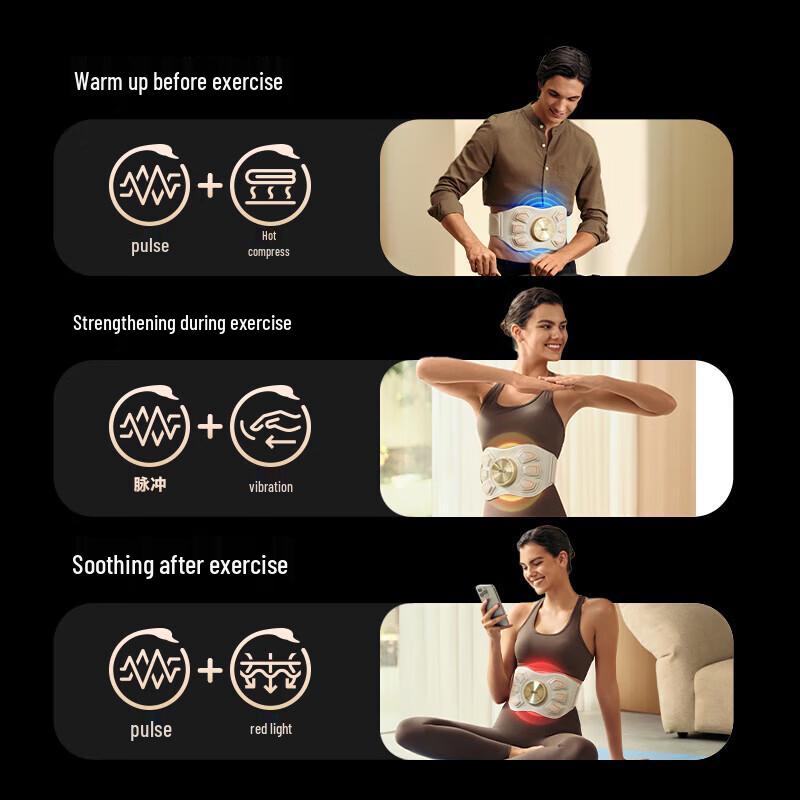 SKG K7 Waist and Abdominal Massager Belt CN plug (adapter included)
