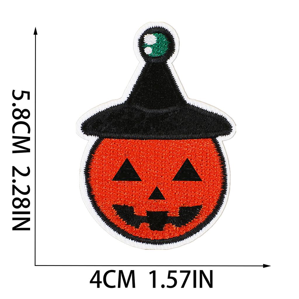 Horror Tree Demon Embroidery Cloth Sticker Mummy Patch Sticker Computer Embroidery Chapter Ghost Embroidery Sticker Cartoon Haunted House Patch