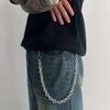 IngeSight.Z Punk Hip Hop Five-Pointed Star Jeans Chain Keychain Men New Trendy  Spider CCB Bead Pants Chain Decoration Jewelry