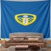 "LUFC Logo on Blue Background" Pattern Wall Hanging Tapestry Decorative Tapestry Home Decor for Bedroom and Living Room