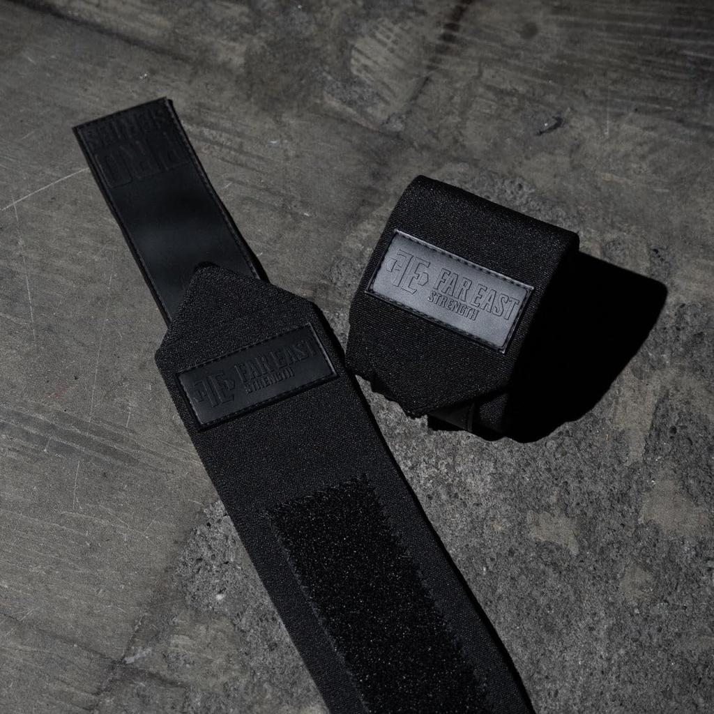 Far East Strength [Bench Press 400kg, Supervised by Ryuki Fujimoto] Wrist Wraps Pro 75cm 2-Pack - Strength Training, Heavy Weight Compatible, Training
