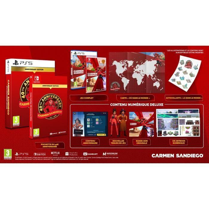 Carmen sandiego 40th anniversary edition - jeu nintendo switch