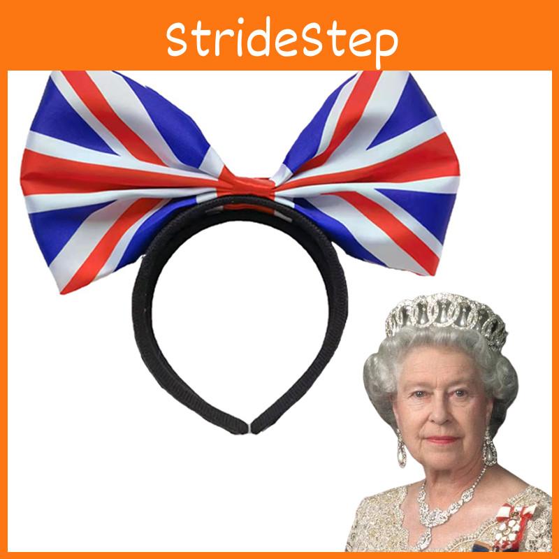 Stilvolles Union Jack Haarband Alice Stirnband Mit Großer Schleife Für Männer Und Frauen Platinjubiläum